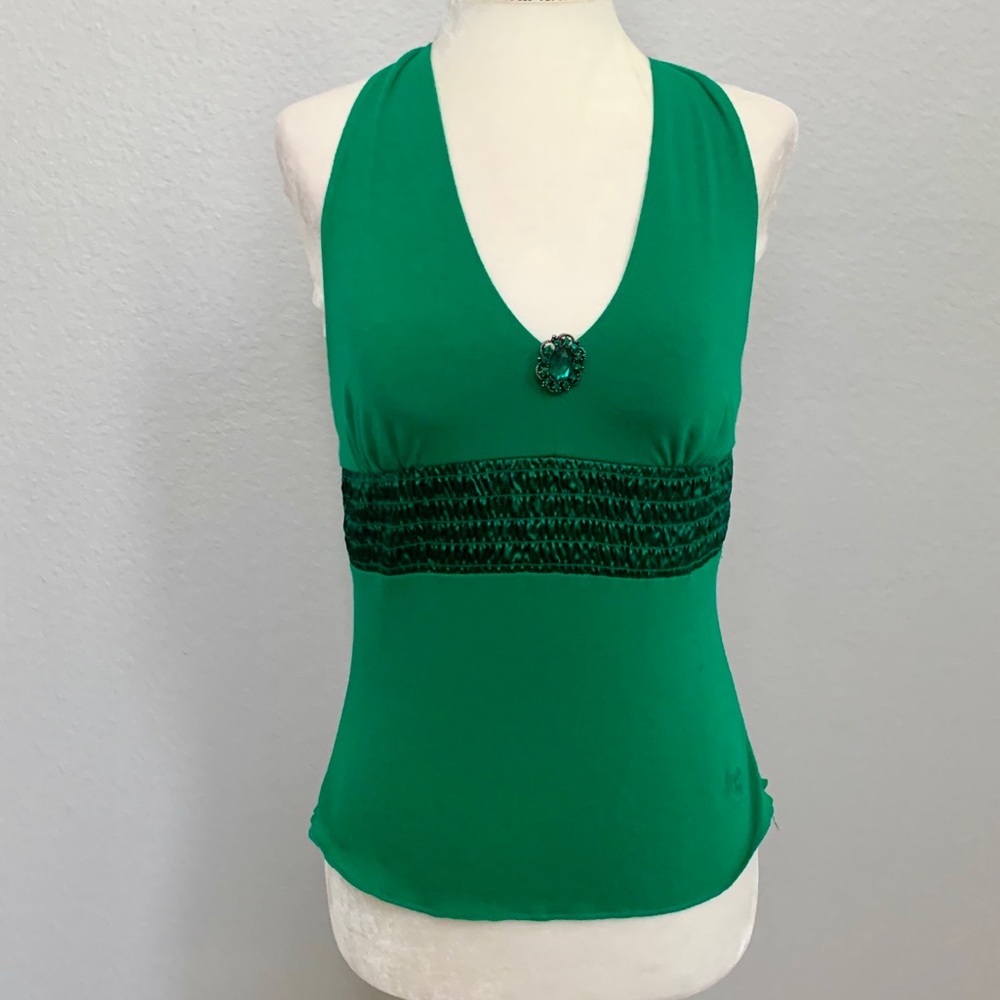 Anisette Green Urban Street Halter Top